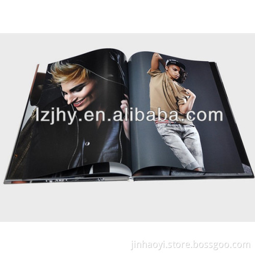 2016 fashion photo album cheap glossy magazine printing